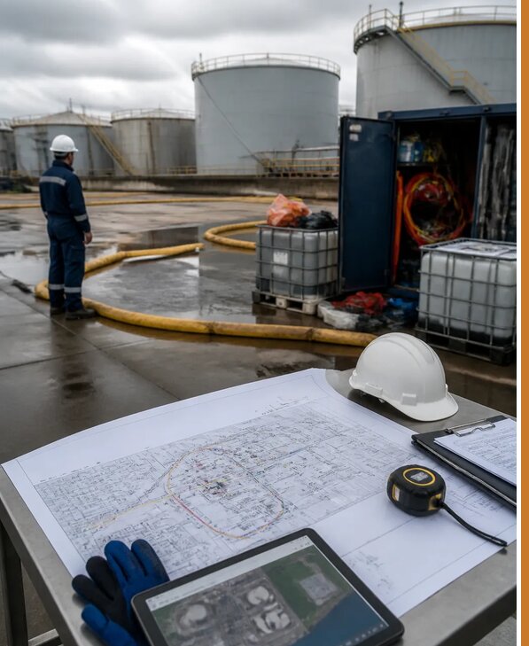 Разработка плана ликвидации разливов нефти в Кыштыме